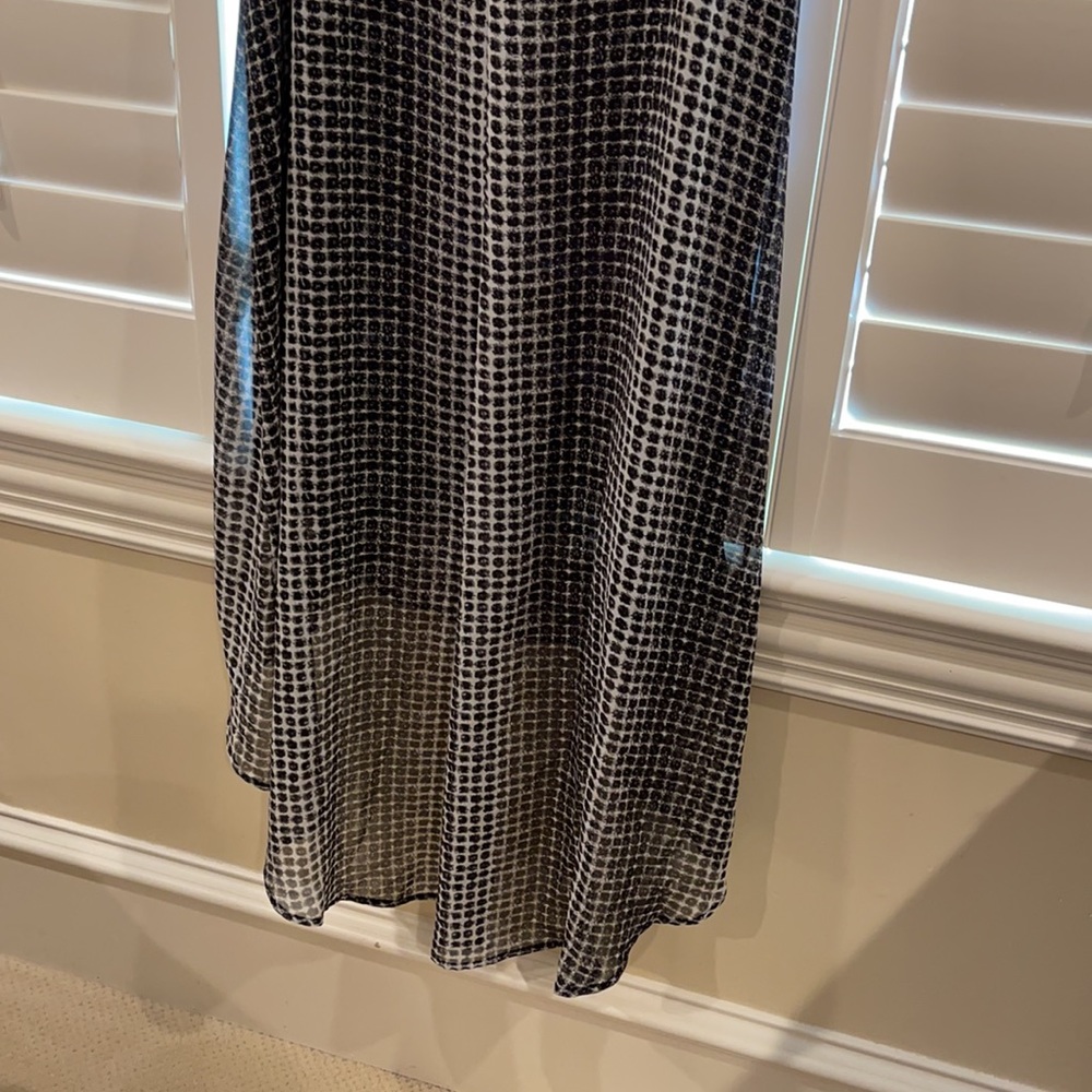 Black And White Bcbgeneration Polyester Dress L - image 5